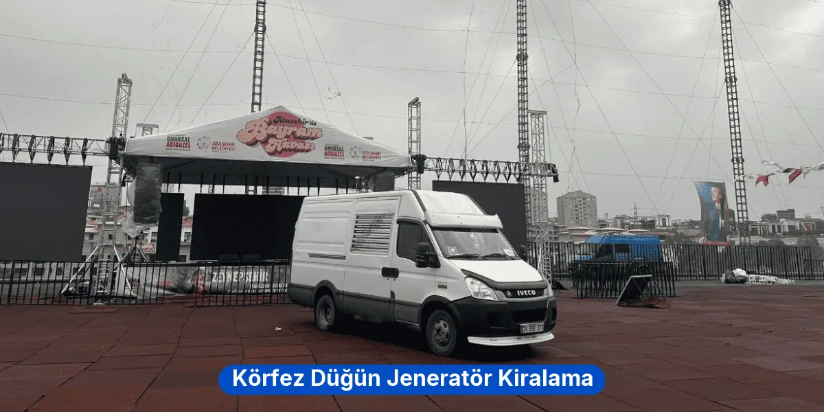 Körfez Düğün Jeneratör Kiralama