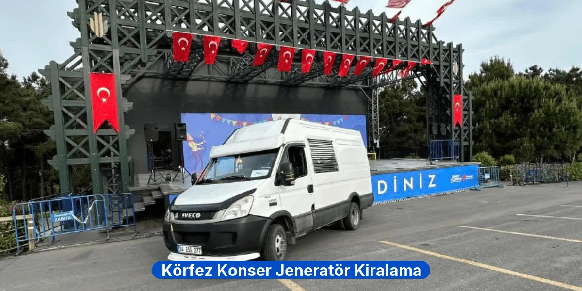 Körfez Konser Jeneratör Kiralama