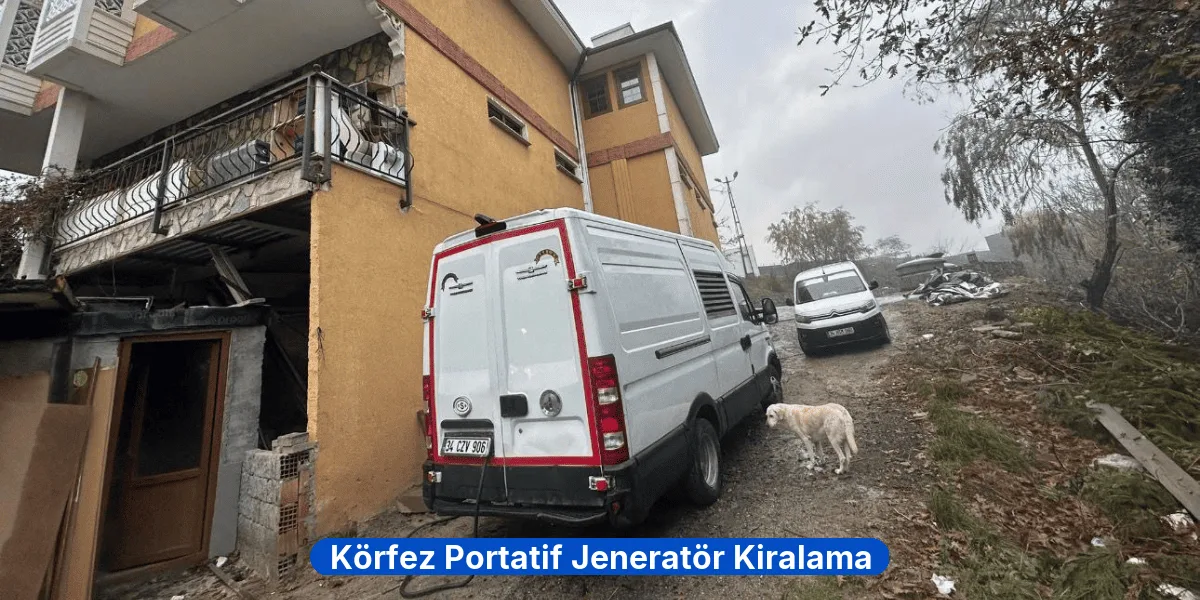 Körfez Portatif Jeneratör Kiralama